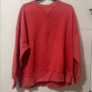 American Eagle Outfitters coral Crew Neck Sweater